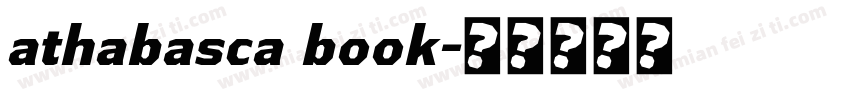 athabasca book字体转换